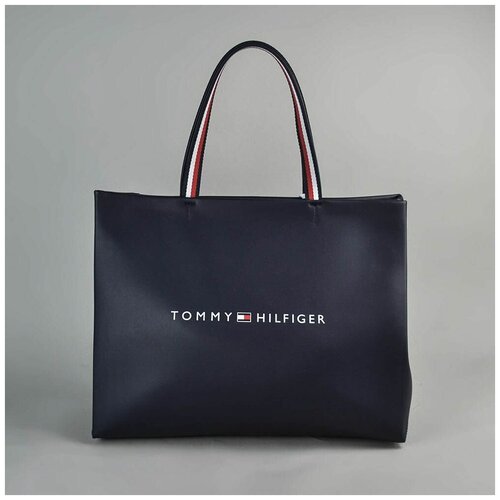 фото Tommy hilfiger сумка синяя логотип (o/s)