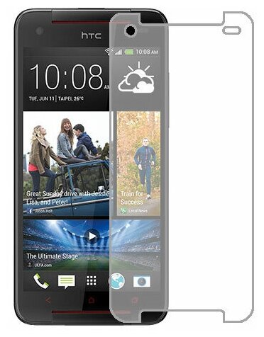 HTC Butterfly S защитный экран Гидрогель Прозрачный (Силикон) 1 штука