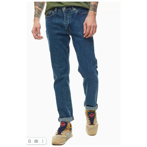Джинсы Levi's, размер 32/34, синий джинсы мужские straight fit