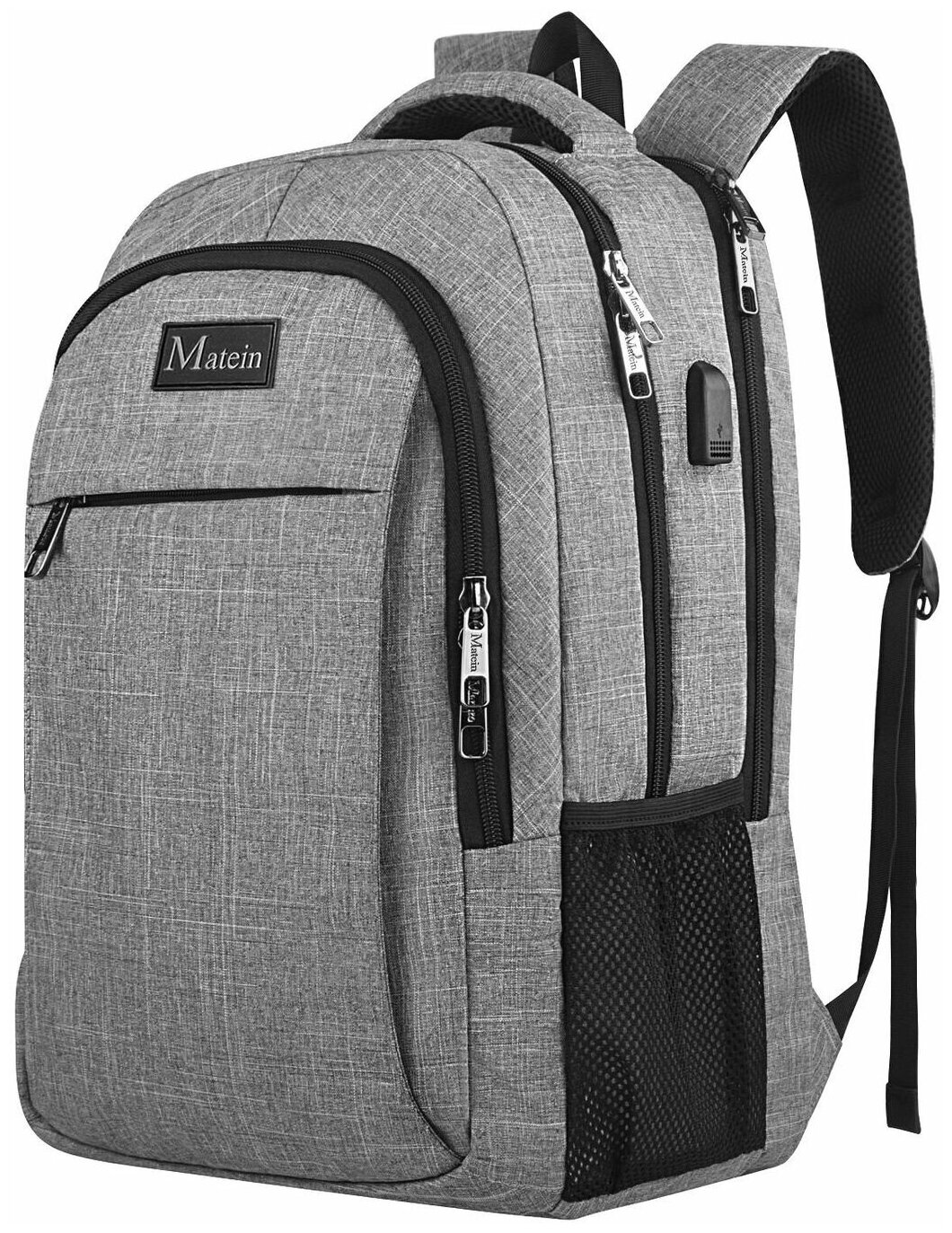 Рюкзак для ноутбука Big Matein Mlassic, 17,3", серый