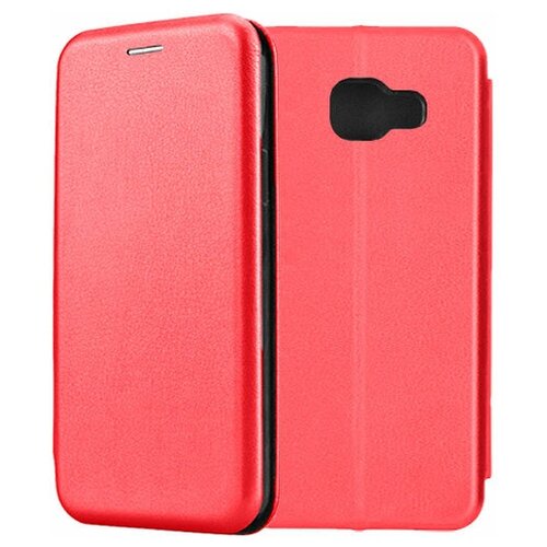 Чехол-книжка Fashion Case для Samsung Galaxy A3 (2016) A310 красный чехол книжка fashion case для samsung galaxy a3 2017 a320 красный