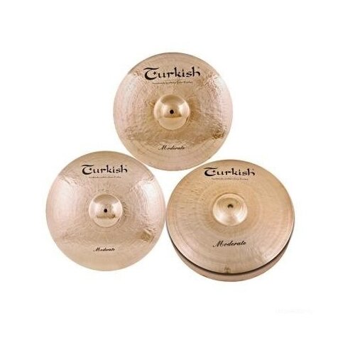 Тарелка для ударной установки Turkish M-Set 3 zildjian a20579 11 a custom 5 pack matched set набор тарелок 14 hihat 16 crash 20 medium ride 18 crash