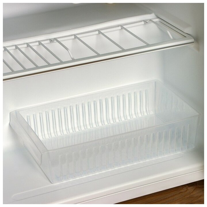 Органайзер для холодильника 30х17х7 см, цвет прозрачный - фотография № 2