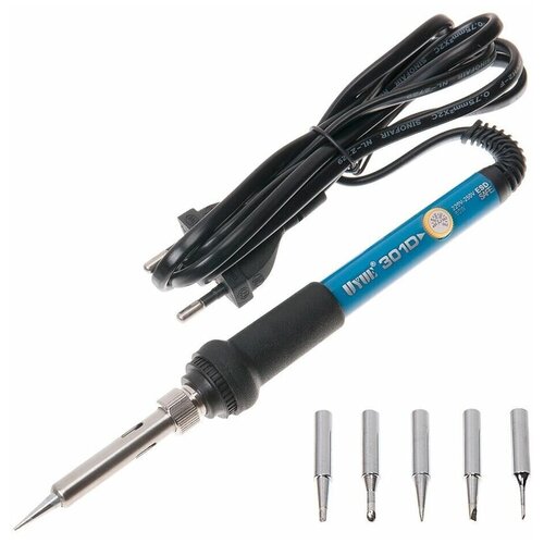 Паяльник UYUE 301D 60W с набором паяльных жал 5шт и регулировкой температуры 80000₽