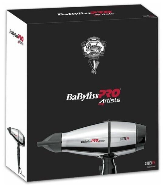 Babyliss Фен стальной 2000Вт с ионизацией и 1 насадкой 1 шт (Babyliss, ) - фото №8