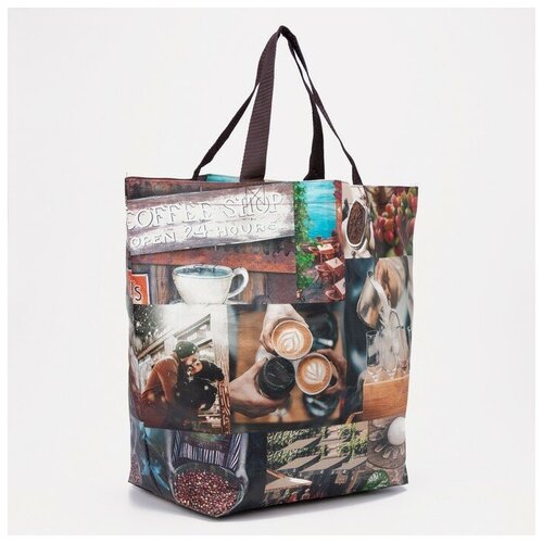 Сумка-шопер без молнии, без подклада, цвет разноцветный