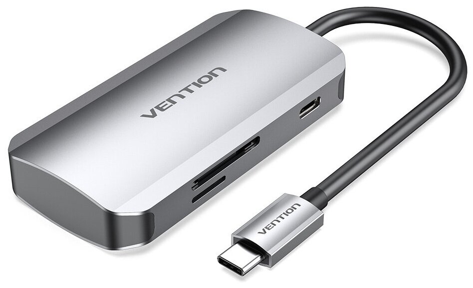 USB-хаб Vention TNHHB 3-port USB3.0 Hub + SD/microSD Card Reader