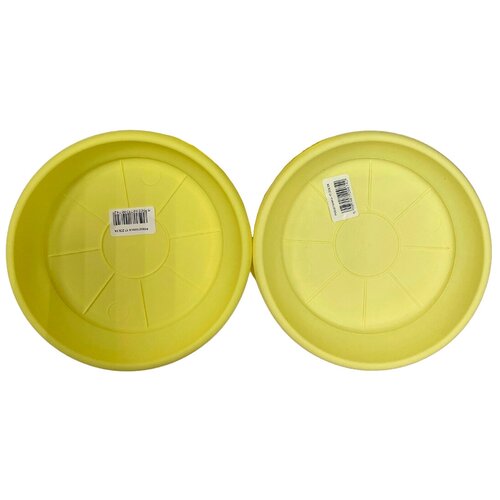 Поддон для кашпо/горшка внешний D19,5см, дно D15см, 2 шт, Plafor