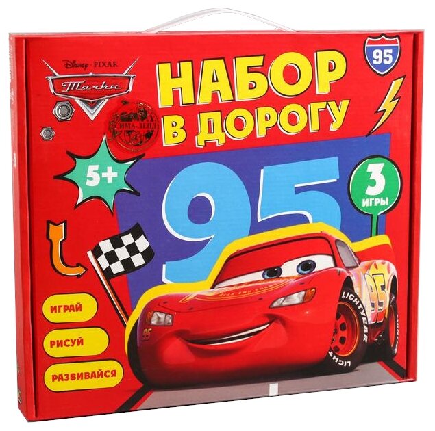 Настольная игра-виторина Disney, Тачки: Изучаем ПДД, в дорогу