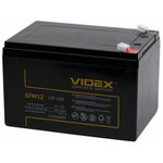 Аккумулятор свинцово-кислотный VIDEX 6FM12 12V 12Ah - изображение
