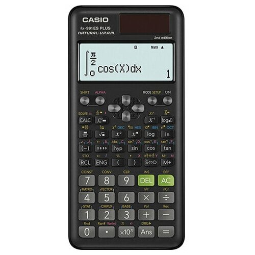 Калькулятор инженерный CASIO FX-991ES PLUS-2SETD (162х77 мм), комплект 3 шт, 417 функций, двойное питание, сертифицирован для ЕГЭ, FX-991ESPLUS-2S