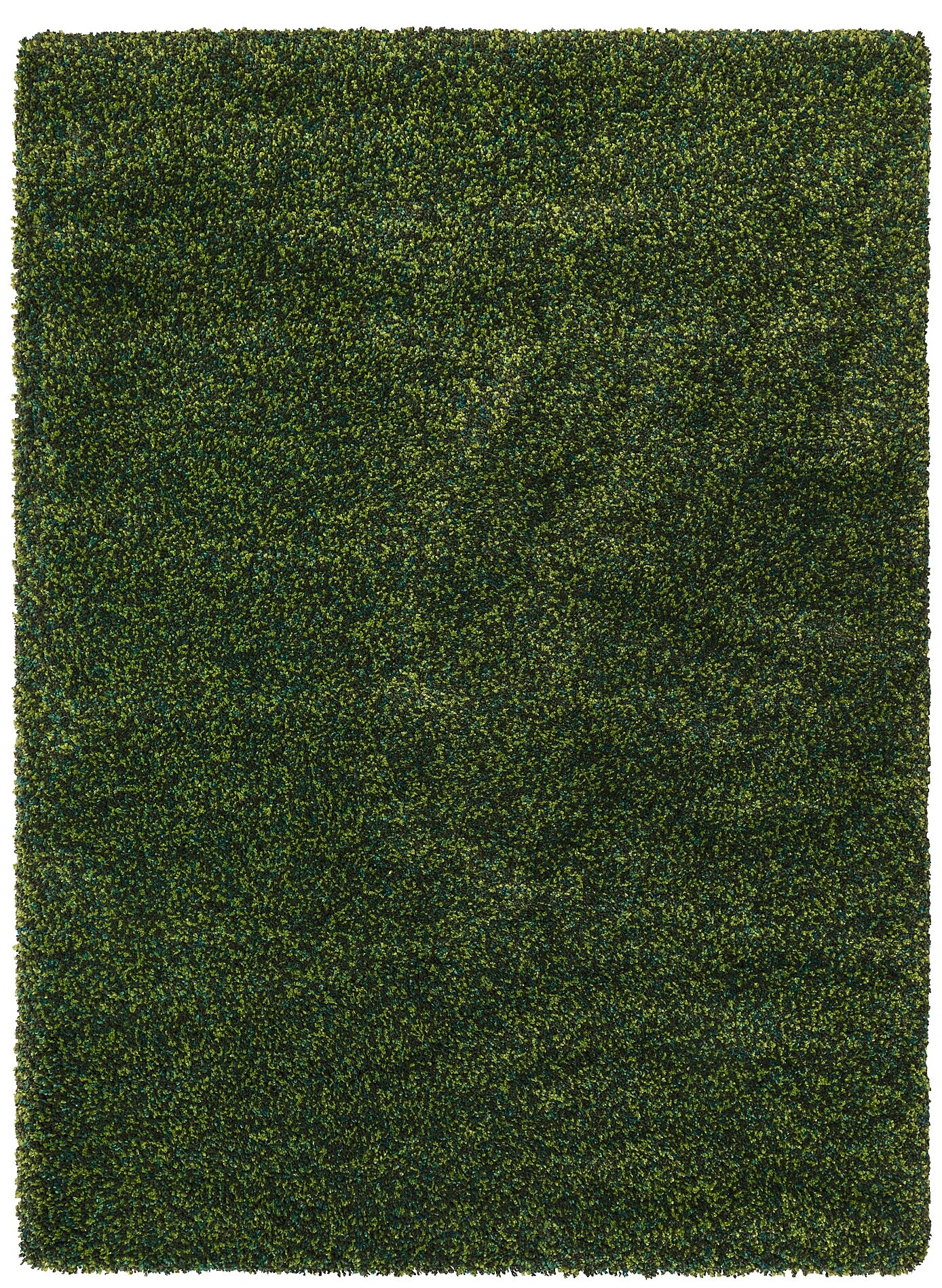 VINDUM виндум ковер, длинный ворс 170x230 см зеленый - фотография № 1