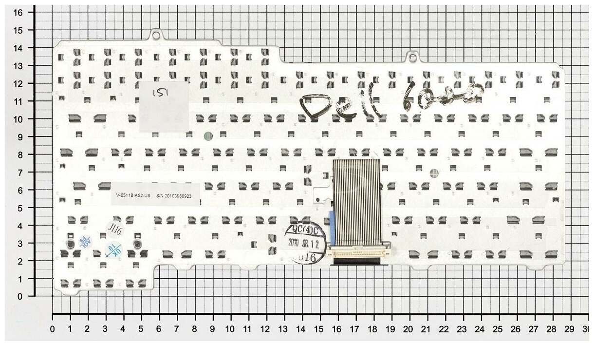 Клавиатура для ноутбука Dell v0511bias2 русская черная