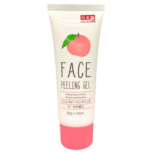 Face Peeling Gel Японский пилинг-скатка для лица с коллагеном, плацентой и экстрактом персика