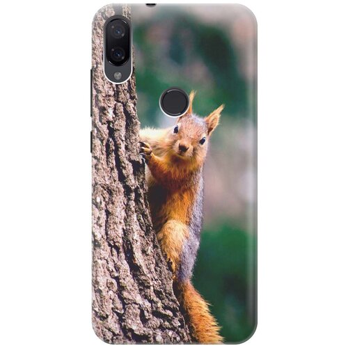 фото Re:pa накладка transparent для xiaomi mi play с принтом "белочка"