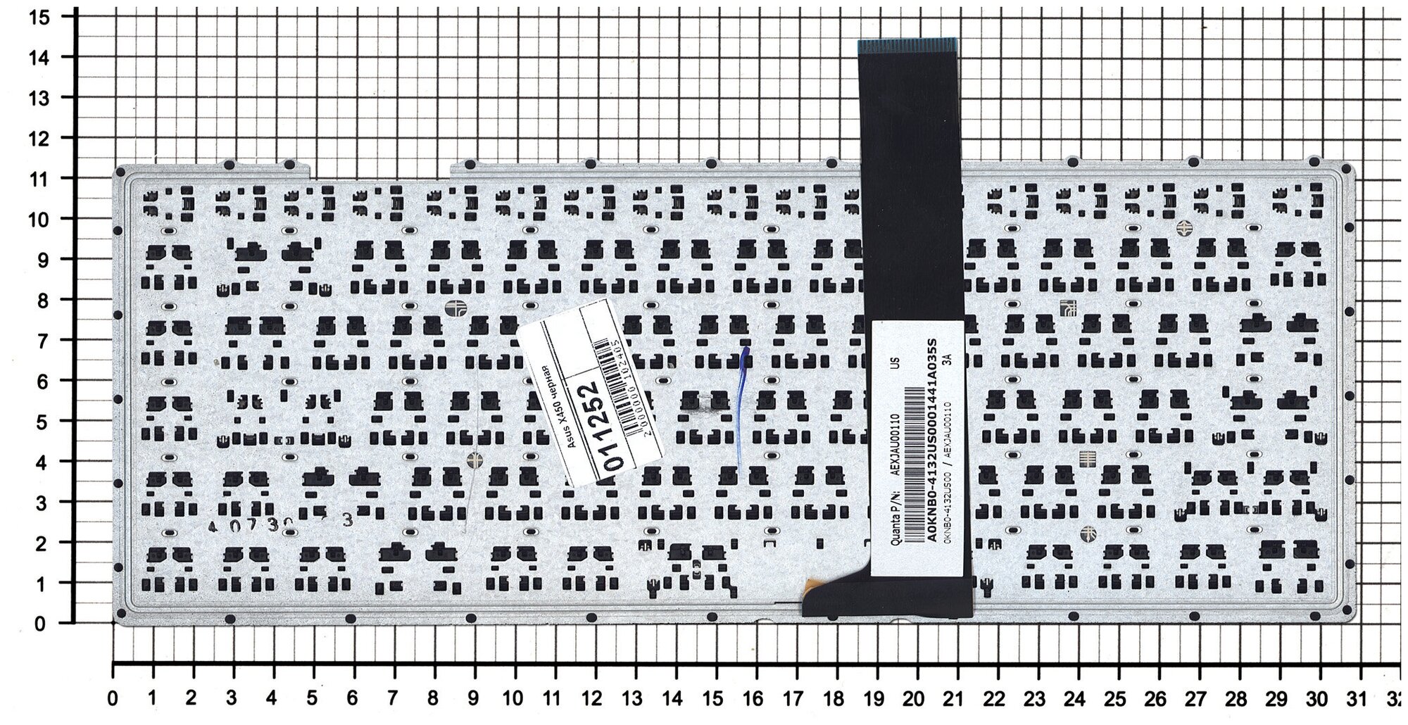 Клавиатура для ноутбука Asus AEXJA700110 русская черная