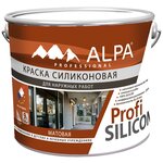 Краска силиконовая Alpa Profi Silicon влагостойкая моющаяся - изображение