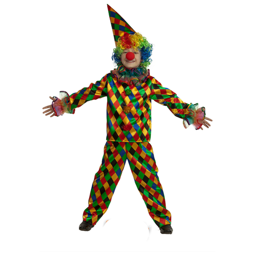 фото Карнавальный костюм детский арлекино батик