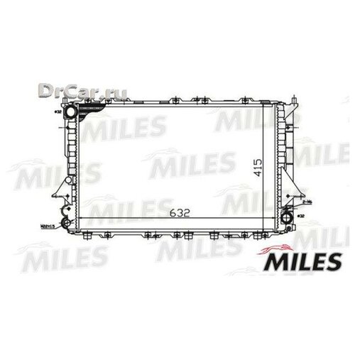 MILES 'ACRM079 Радиатор AUDI 100 2.6/2.8 92-95 1шт