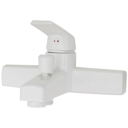 OneLife P02-100w полимерный смеситель для ванны, белый