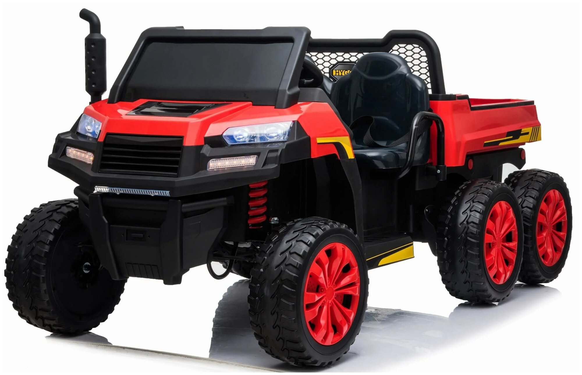 Электромобиль RiverToys Грузовик-самосвал T100TT 4WD (Красный)