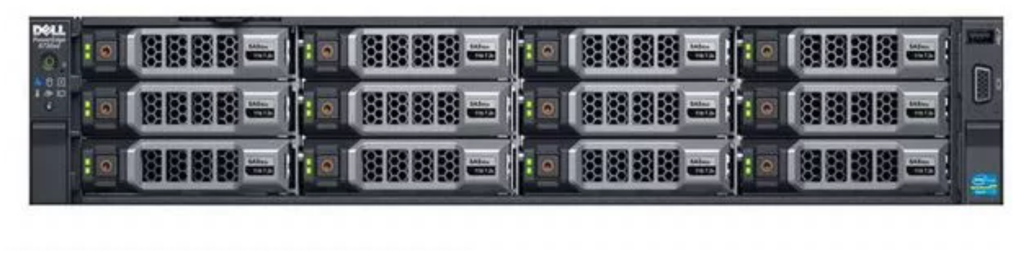Сервер dell R730xd H730 LFF(2xE5-2620v3,64GB)