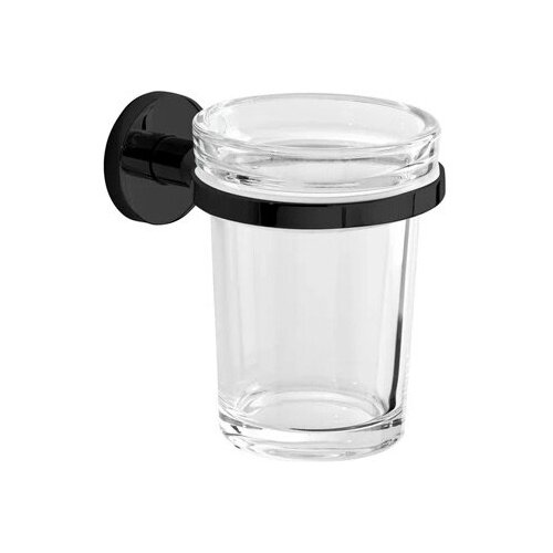 Стакан для зубных щеток Inda One A2410ANE03 черный