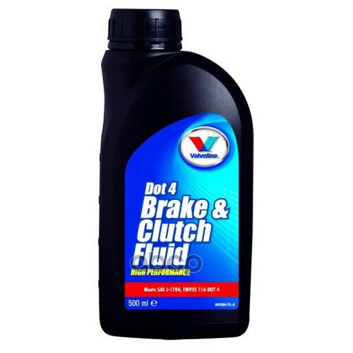 Тормозная Жидкость Brakefluid Dot4, 0.5л Valvoline арт. 883429