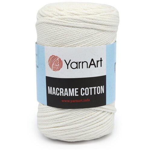 Нить вязальная YarnArt Macrame Cotton, 80 % хлопок, 20 % полиэстер, 250 г, 225 м, 4 шт., 752 225 м