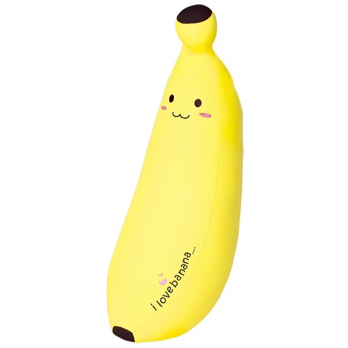 фото Мягкая игрушка банан желтый , подушка - обнимашка плюшевая 45 см ball masquerade