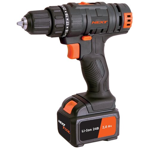 Дрель-шуруповерт Nexttool ACD-24BL Сменный аккумулятор 24 В 40 Нм 2 АКБ 885500₽