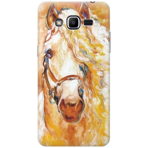 фото Re:pa накладка transparent для samsung galaxy j2 prime с принтом "золотистая грива"