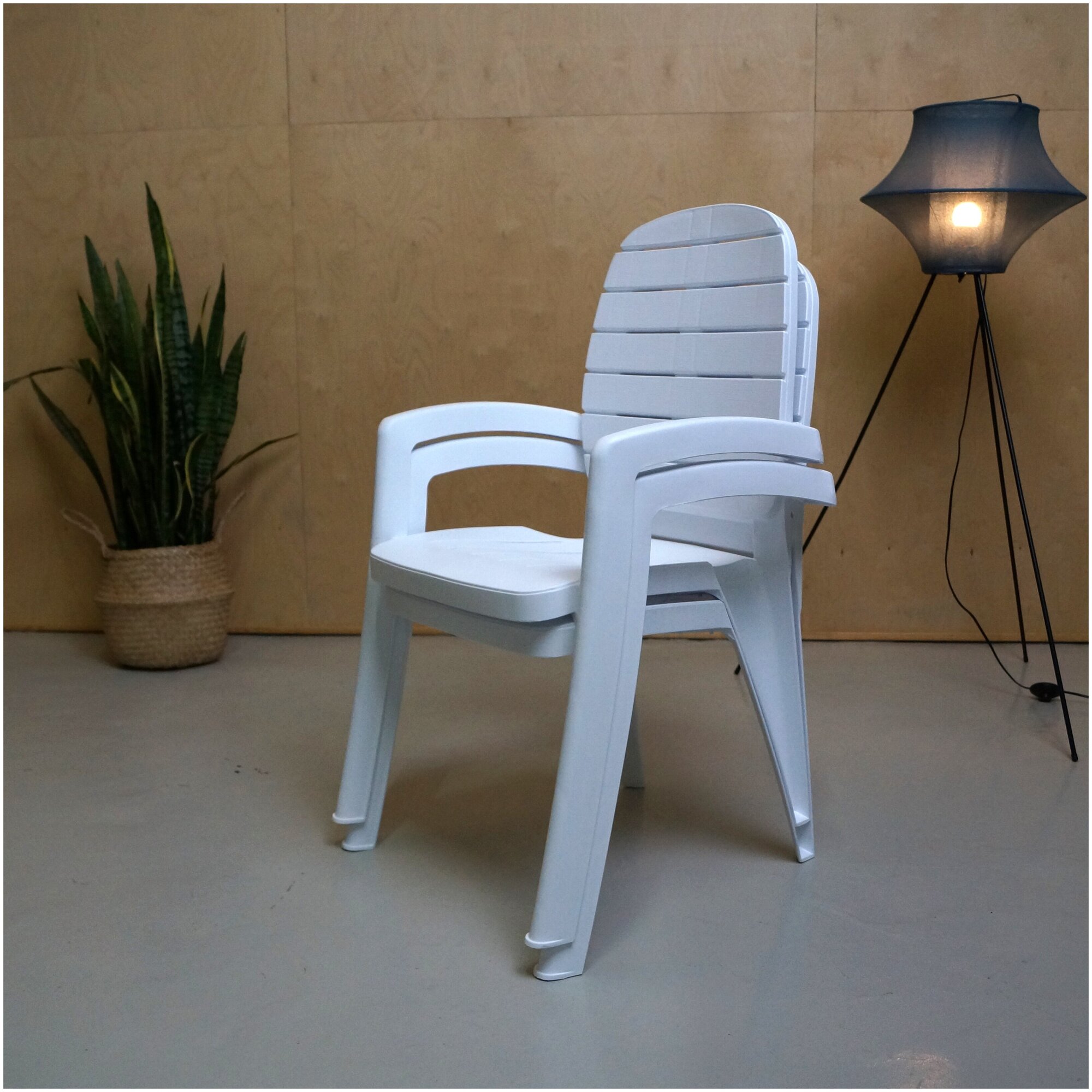 Пластиковое кресло Прованс, Белый, 2 шт - фотография № 2