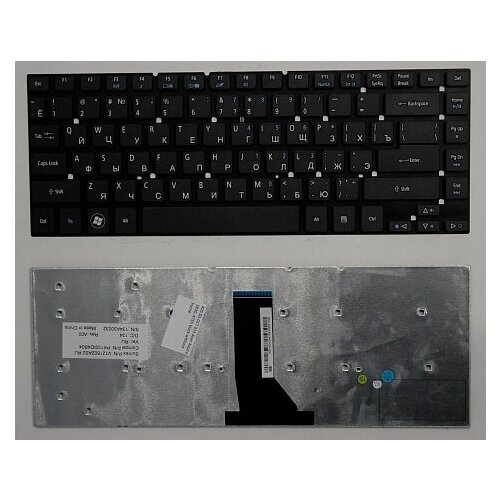 Клавиатура для ноутбука Acer Aspire 3830 4755 ES1-521 черная без рамки 145000₽