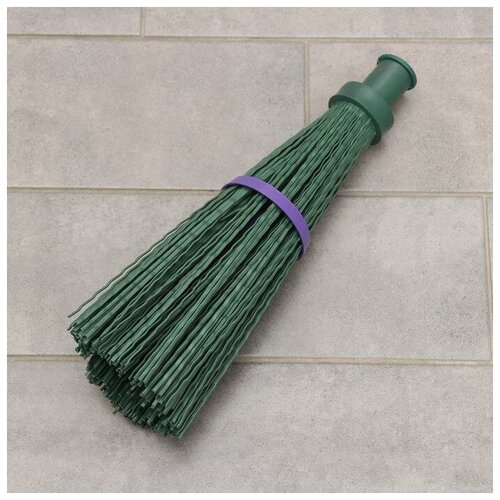 Метла полипропиленовая синтетическая круглая большая без черенка В упаковке 1 608₽