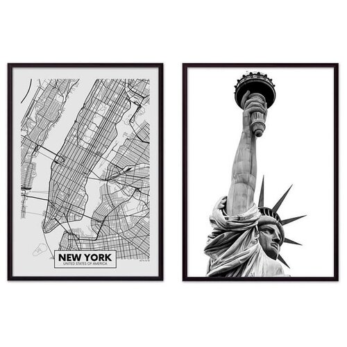 фото Набор постеров нью-йорк №15 21х30 см 2 шт. дом корлеоне