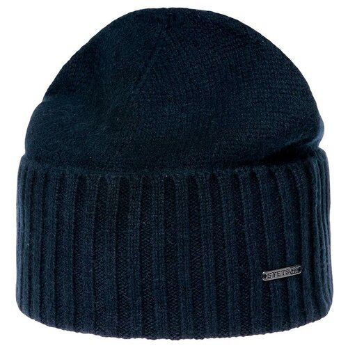 фото Шапка stetson арт. 8599208 beanie cashmere (темно-синий), размер uni