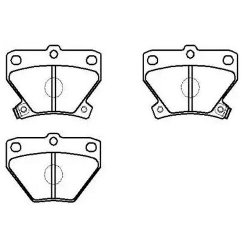 Колодки Тормозные Дисковые HSB арт. HP5153