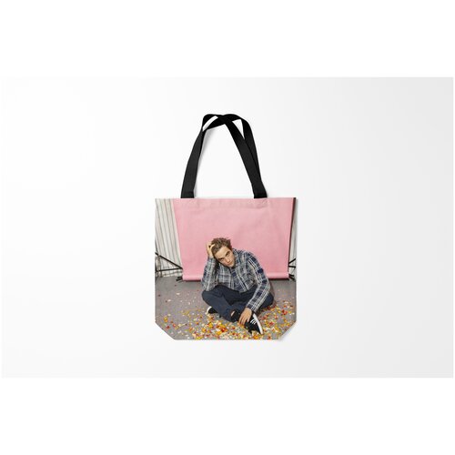 фото Сумка-шоппер / 40х40 см / знаменитости / звезды кино роберт паттинсон burnettie