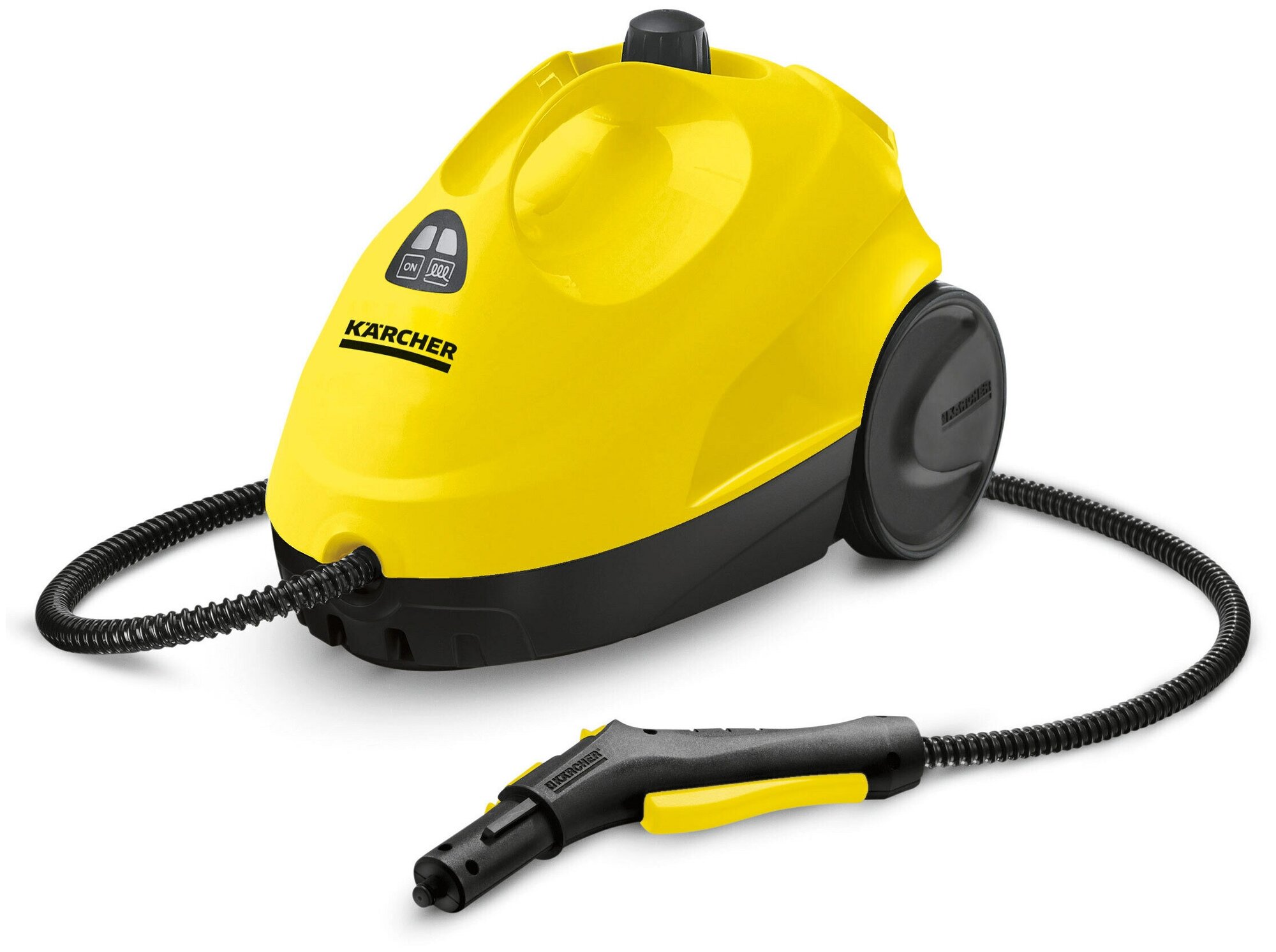 Пароочиститель Karcher SC 2 EasyFix + аксессуары VELER: насадка для окон, 1 салфетка для пола, 1 обтяжка, 4 пластиковые щёточки и 2 латунные - фотография № 4