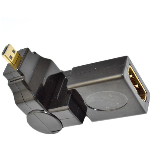 Переходник (HDMI гнездо - microHDMI штекер) Орбита OT- AVW33 переходник орбита ot avw24 dvi i штекер vga гнездо