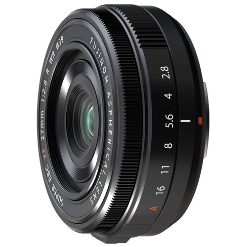 Объектив Fujinon XF 27mm f/2.8 R WR, черный.. объектив fujinon xf 35mm f 1 4 r x mount черный