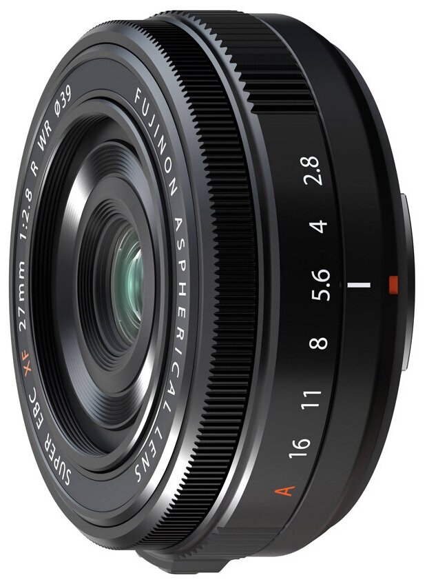 Объектив Fujinon XF 27mm f/2.8 R WR, черный..