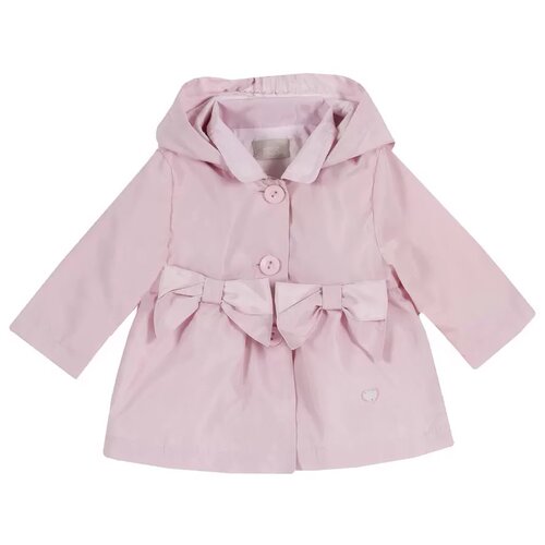 фото Куртка chicco для девочек, с бантами, размер 074, цвет розовый