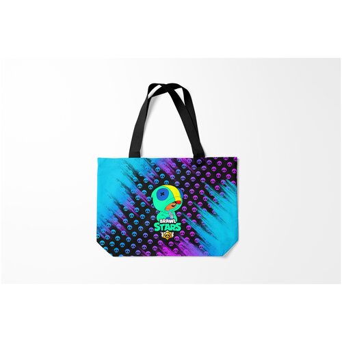 фото Сумка-шоппер / 46х35 см / геймерам / brawl stars leon burnettie