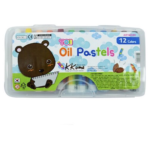 Пастель масляная, 12 цветов