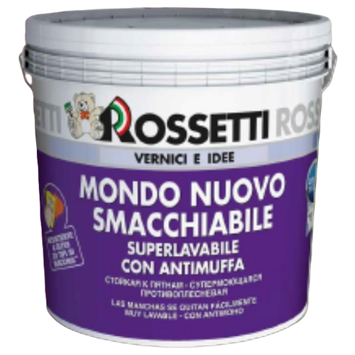 Rossetti Mondo Nuovo Smacchiabile Краска для стен и потолков (белый, База BB, 0,75 л)