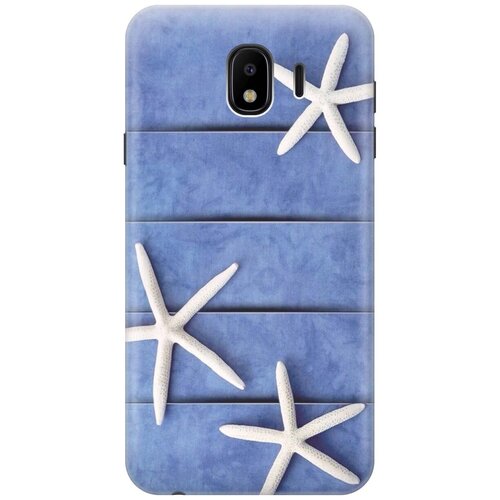 фото Re:paчехол - накладка artcolor для samsung galaxy j4 (2018) с принтом "три морские звезды"