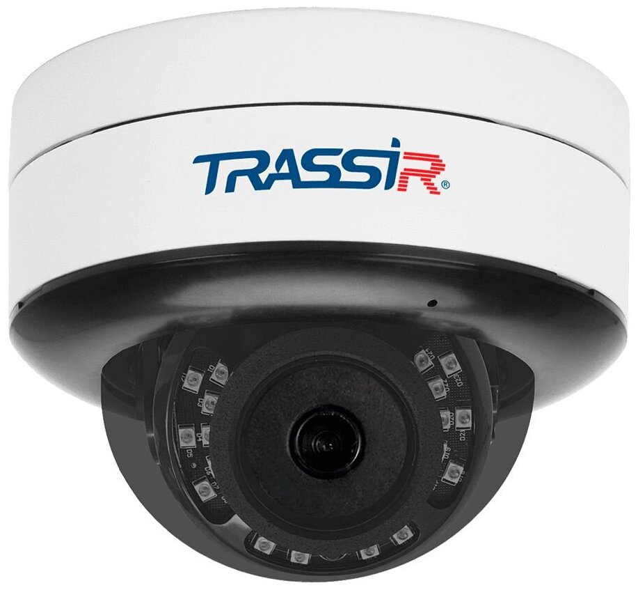 Камера видеонаблюдения IP Trassir TR-D3121IR2 v6 2.8 2.8-2.8мм цветная корп. белый