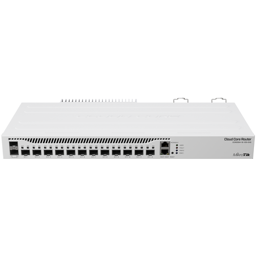 Маршрутизатор MikroTik CCR2004-1G-12S+2XS маршрутизатор mikrotik ccr2216 1g 12xs 2xq оптический маршрутизатор qsfp28 sfp28